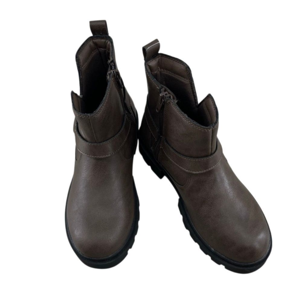 Little Girls Justice Moto Ankle Boots Shoes Size 3